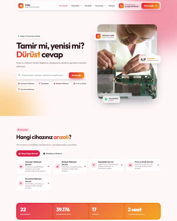 Tema 21 – Brütalist tasarım önizlemesi