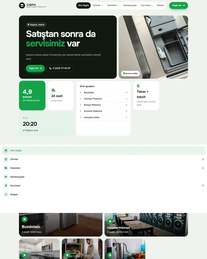 Tema 23 – Doğal & Organik tasarım önizlemesi