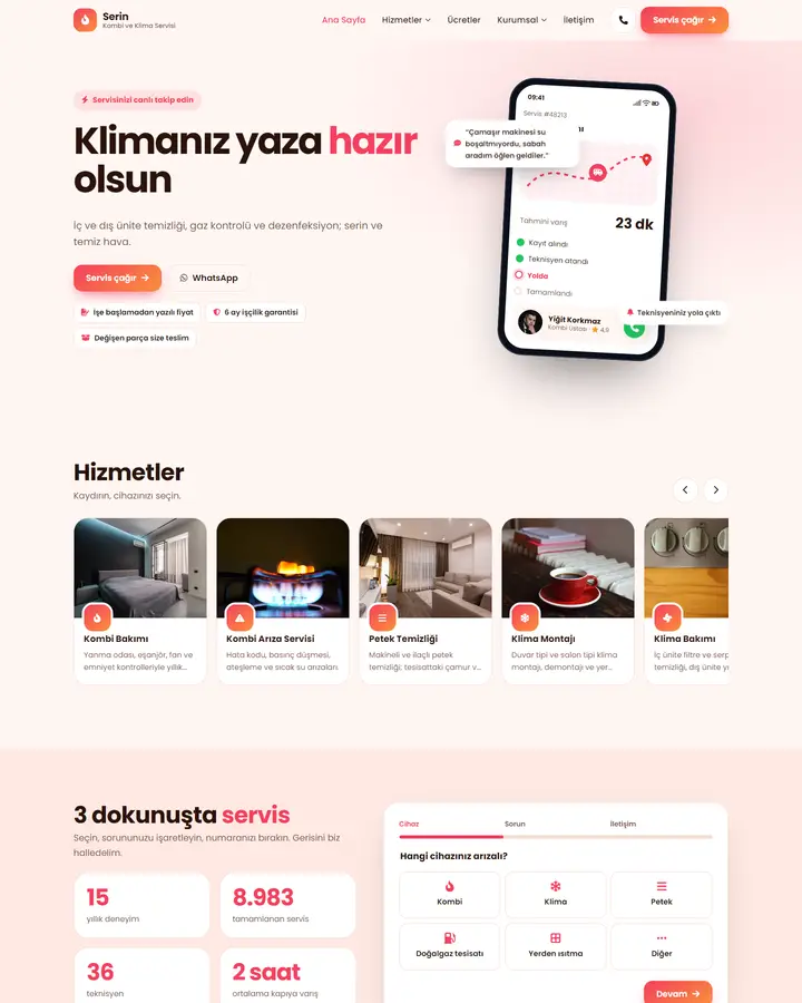 Tema 24 – Samimi & Yumuşak tasarım önizlemesi